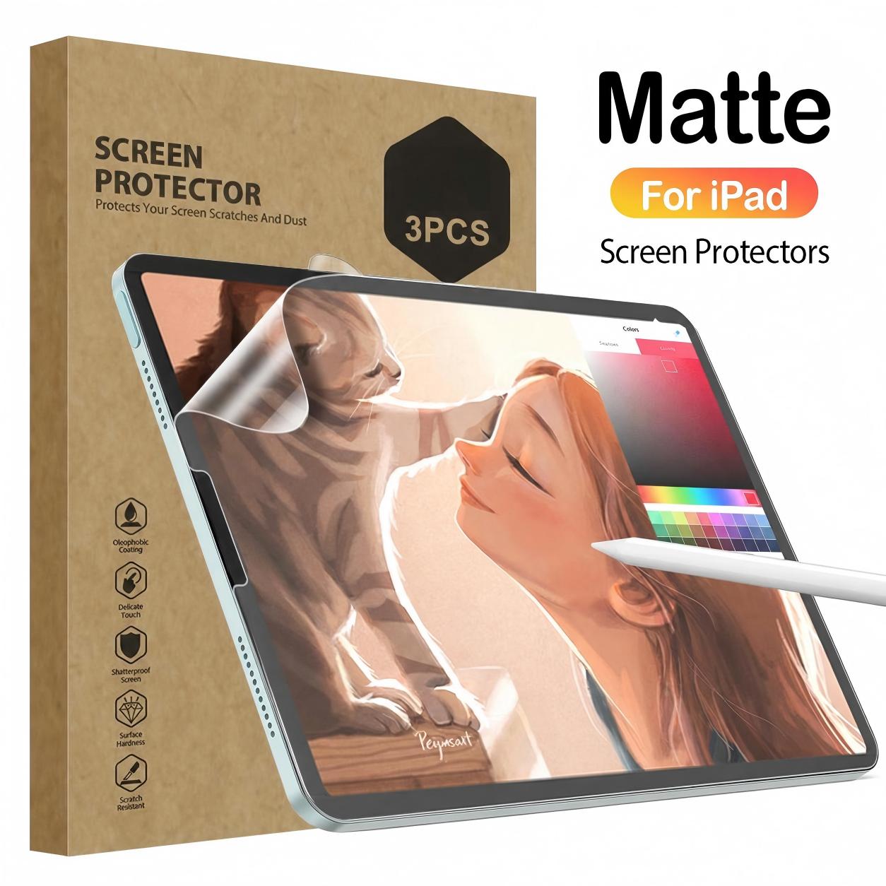 Matte Anti Glare Screen - 3 шт. матовых защитных пленок для