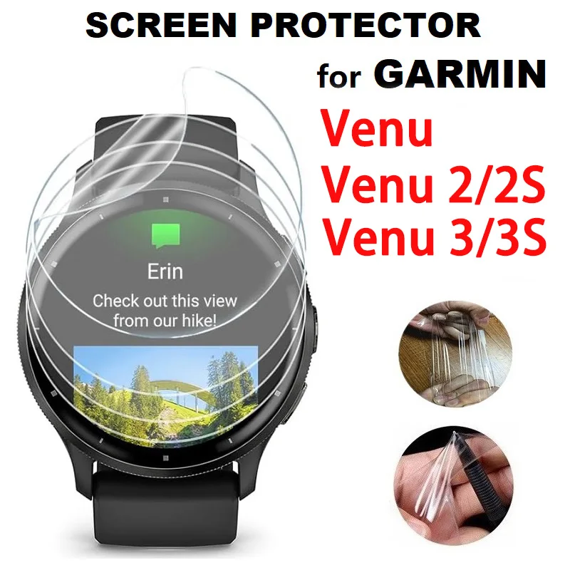 Hydrogel Screen Protector - Гидрогелевая пленка для Garmin Venu 3