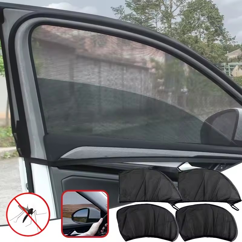 Glass Protector Auto - Автомобильная солнцезащитная сетка от комаров, УФ-изоляция,