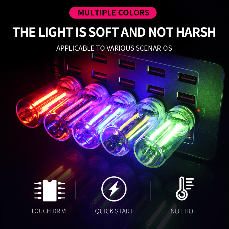 Glass Protector Auto - Сенсорное затемнение USB светодиодная стеклянная лампа