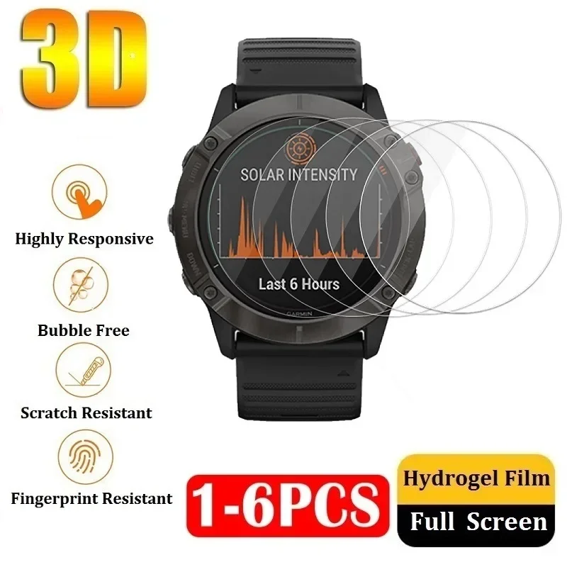 Hydrogel Screen Protector - Защитная гидрогелевая пленка на Garmin Fenix
