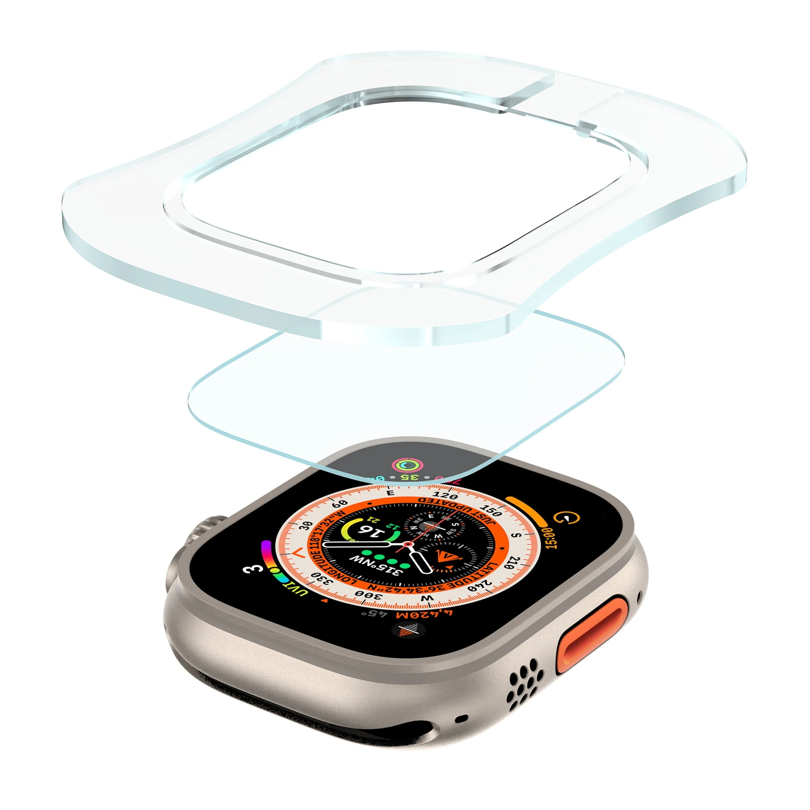 Screen Alignment Tool - Закаленное стекло для Apple Watch Ultra