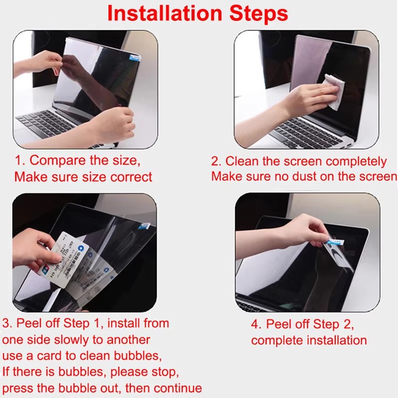 Матовая защитная пленка для эк – обзор и цена Matte Anti Glare Screen