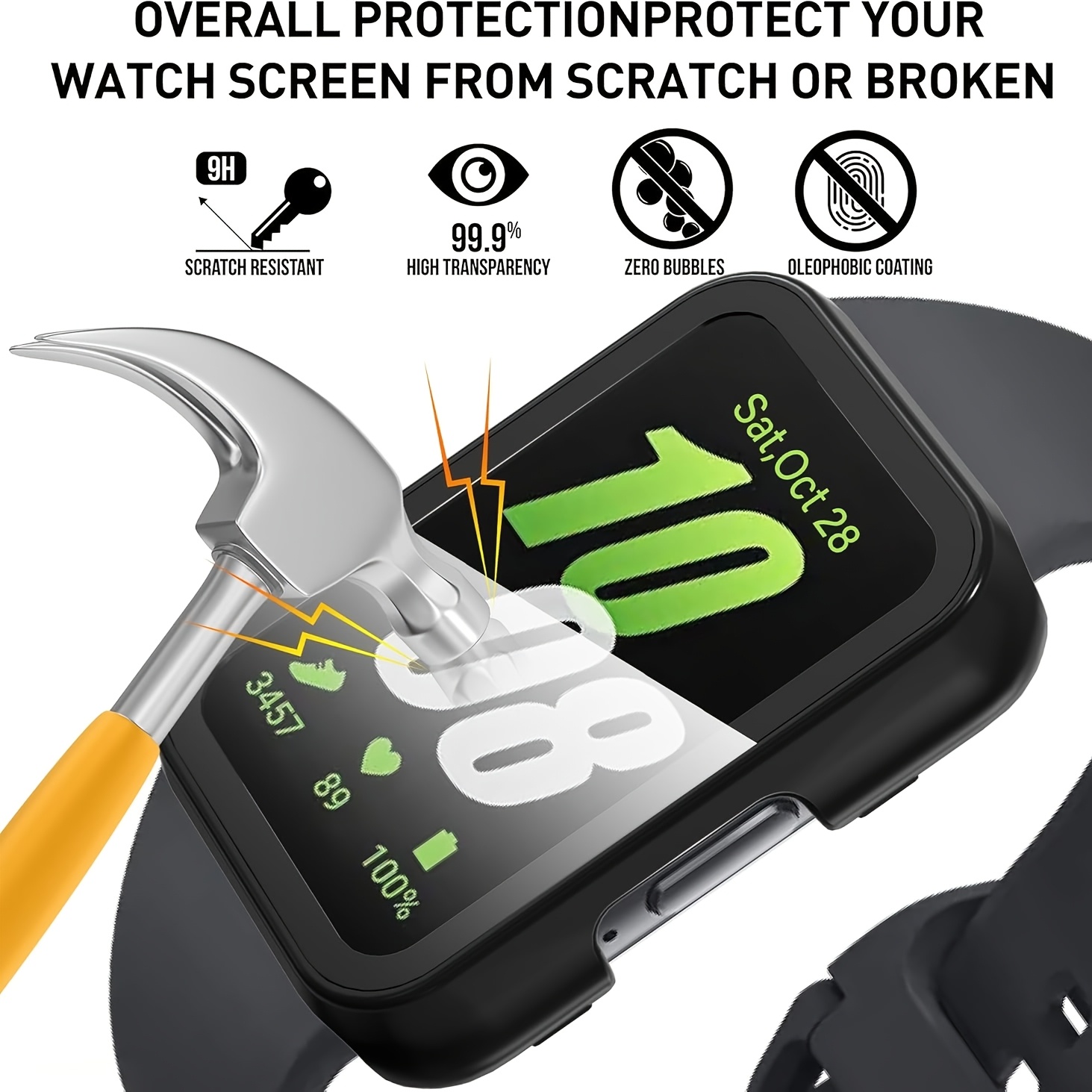 Защитное стекло и чехол для Sa – обзор и цена Smartwatch Screen Film