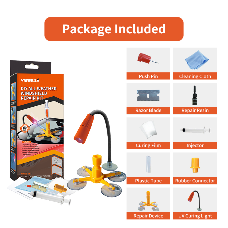 Комплект для ремонта ветрового – обзор и цена Liquid Uv Glue Kit