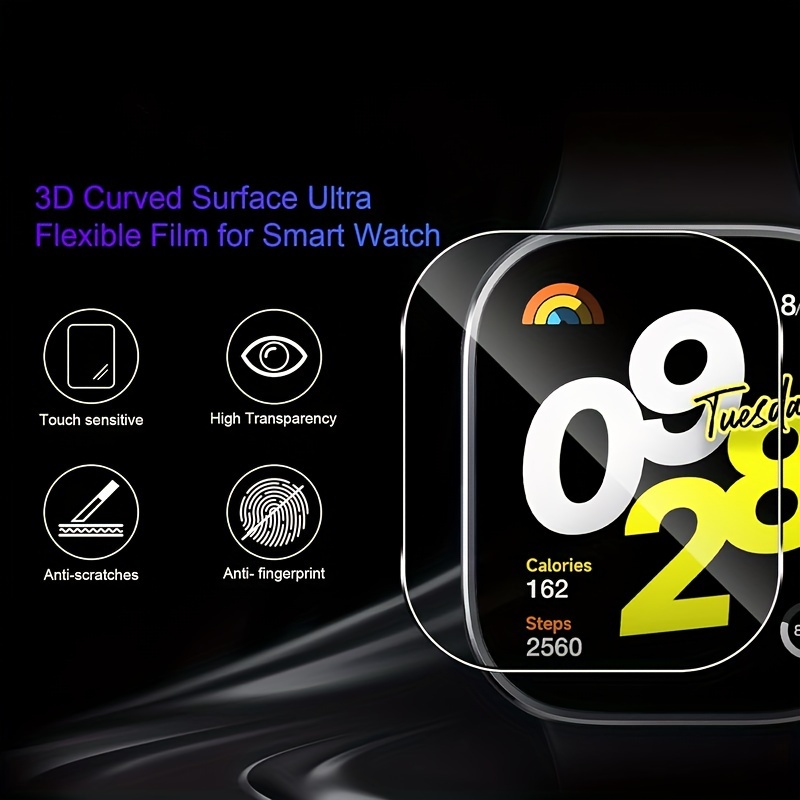 3-5 шт. закаленное стекло прем – обзор и цена Smartwatch Screen Film