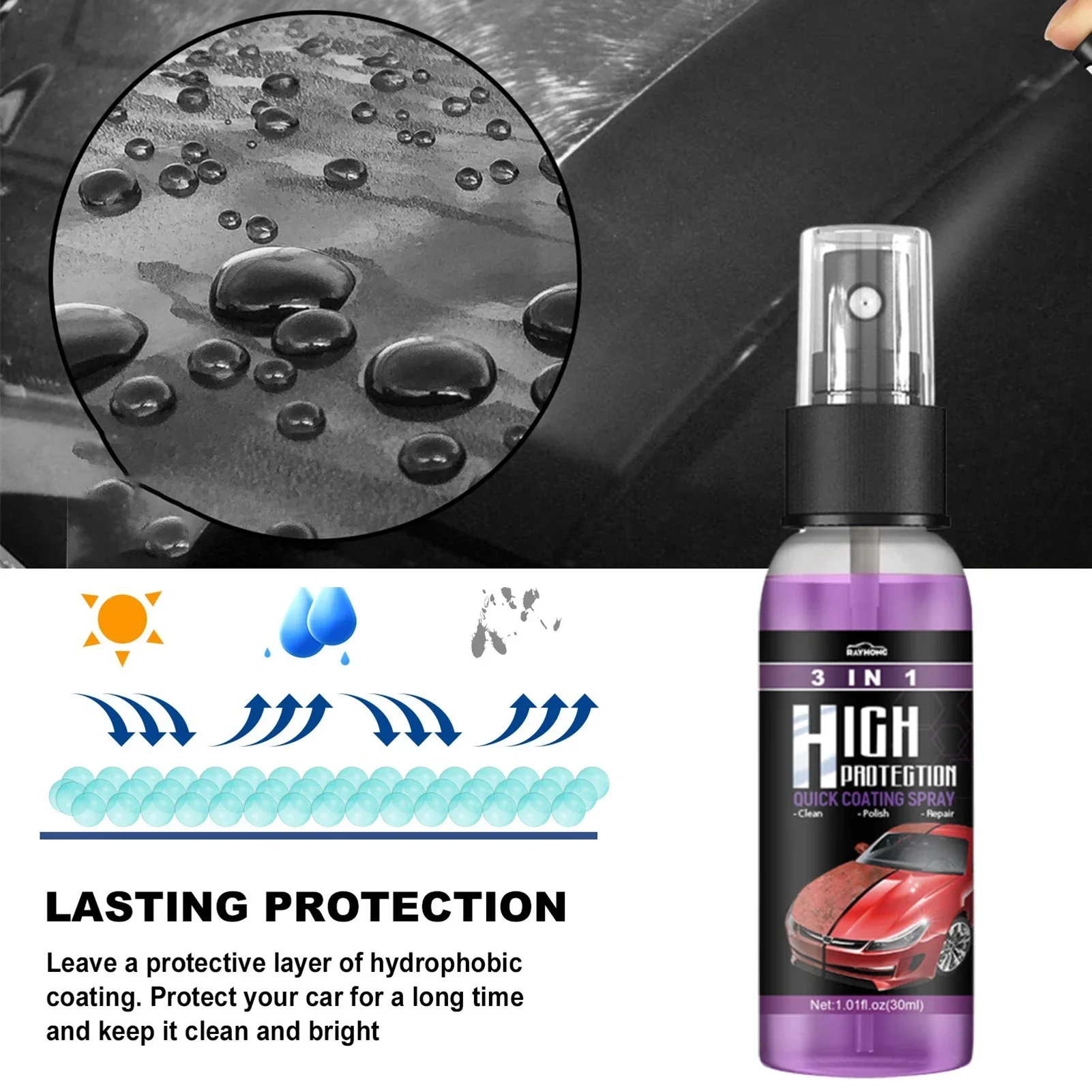 Спрей-покрытие для автомобиля  – обзор и цена Nano Liquid Coating