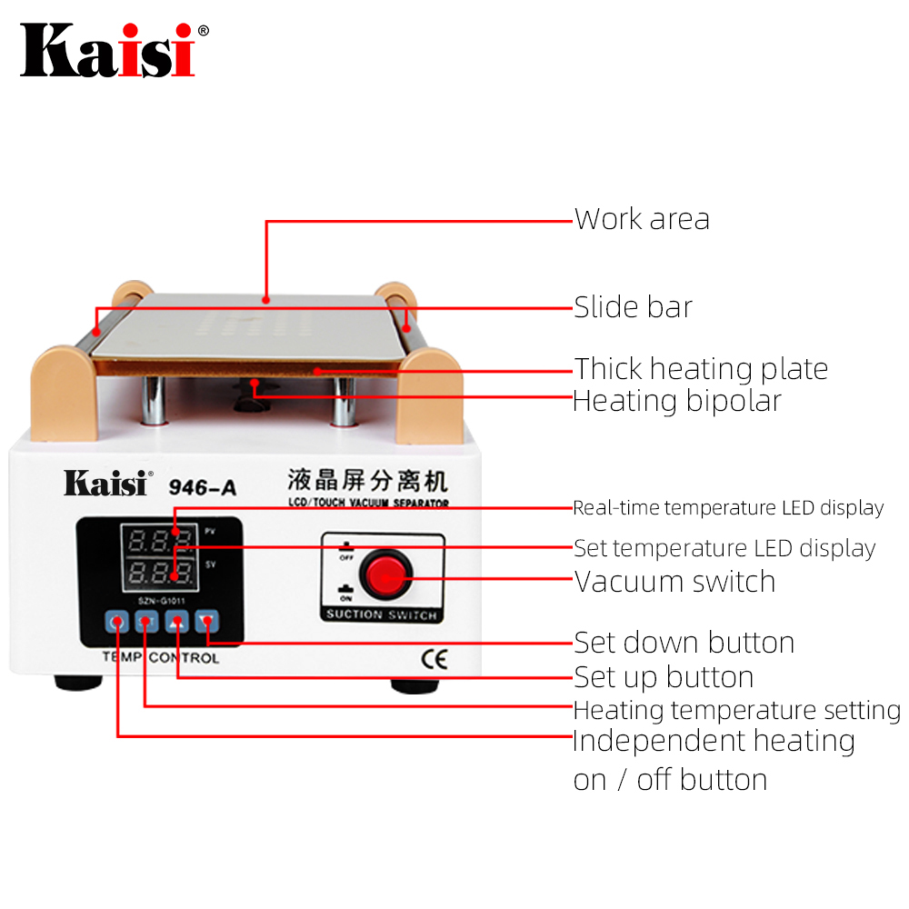 Kaisi 946A ЖК-экран сенсорный  – обзор и цена Screen Alignment Tool