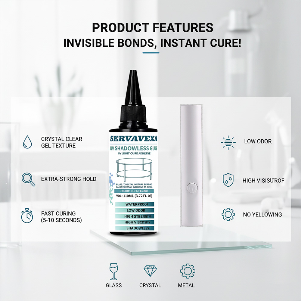Комплект клея SERVAVEXA 110 мл – обзор и цена Liquid Uv Glue Kit